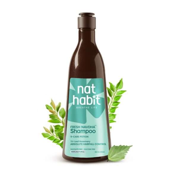 Nat Habit Anti-Hair Fall Rosemary Shampoo | 6X Hairfall Reduction