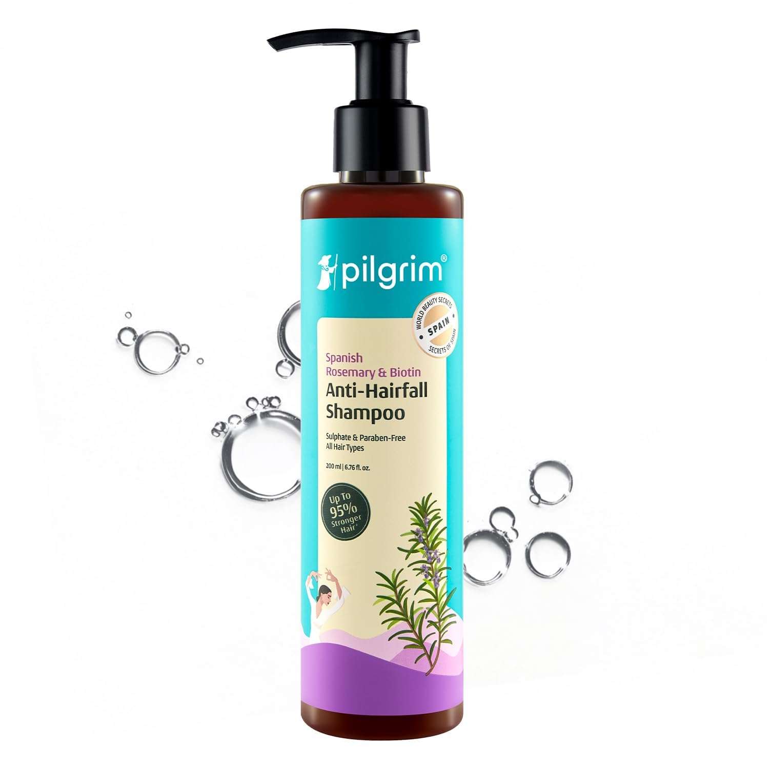 Pilgrim Spanish Rosemary & Biotin Anti-Hairfall Shampoo